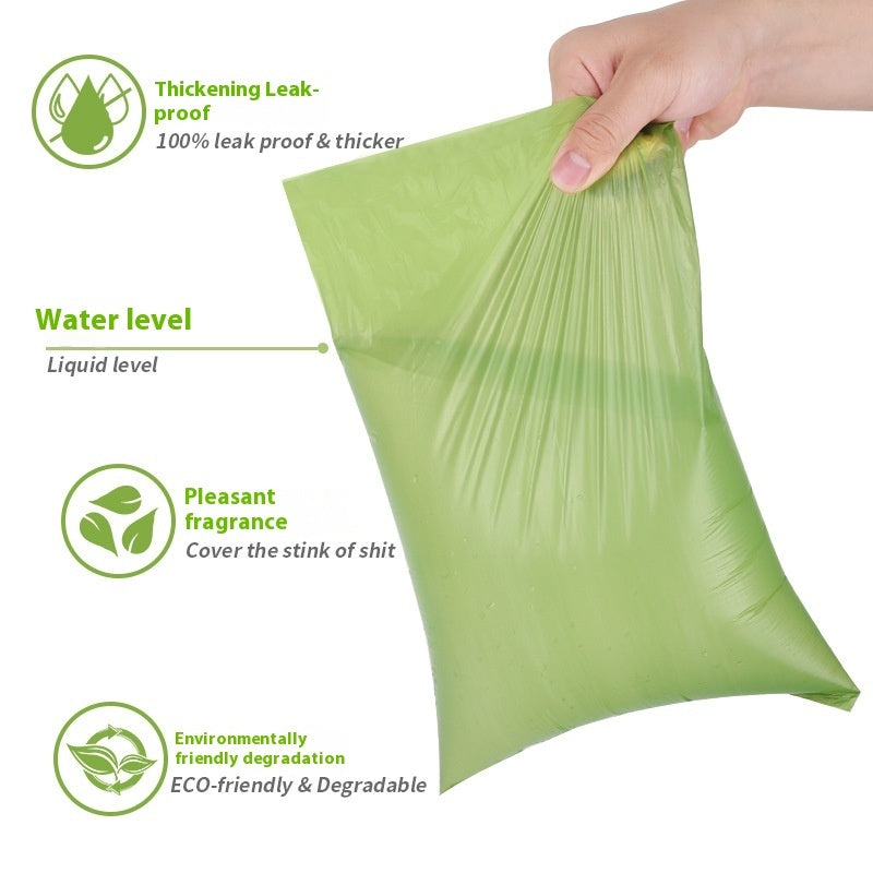 Environmentally friendly degradable pet waste bags
