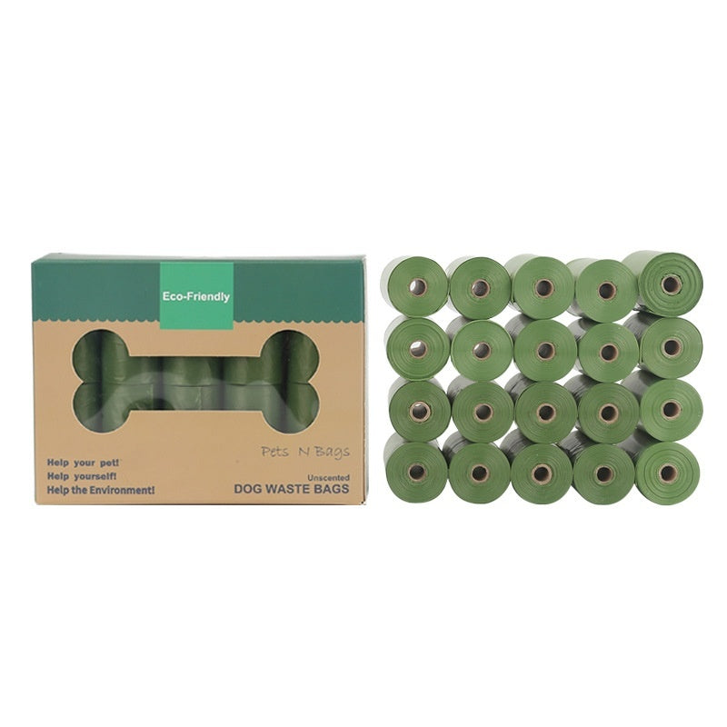 Environmentally friendly degradable pet waste bags
