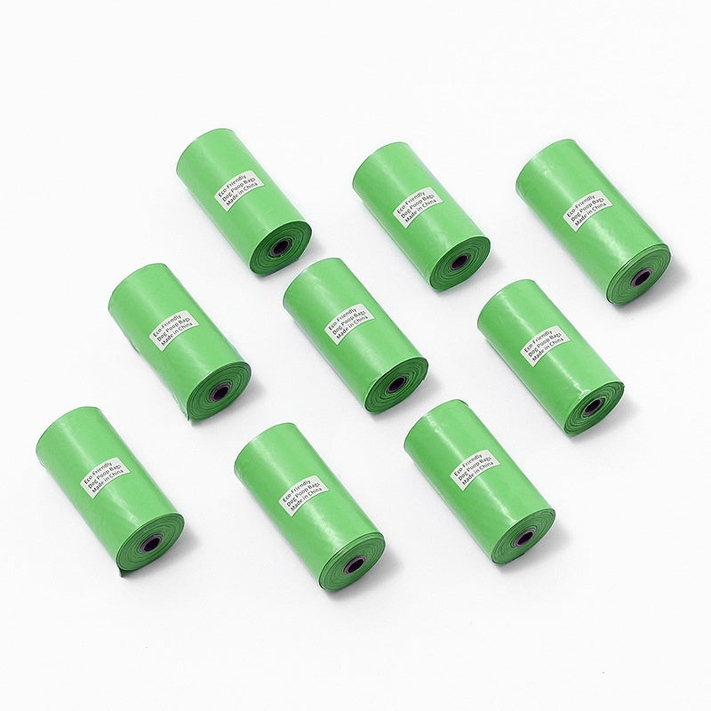 Environmentally friendly degradable pet waste bags