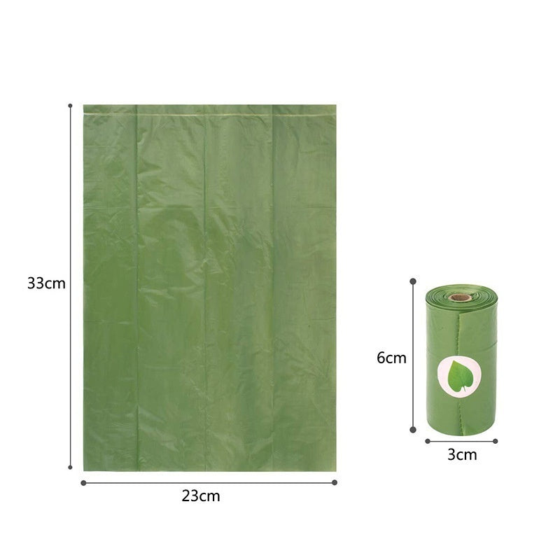 Environmentally friendly degradable pet waste bags