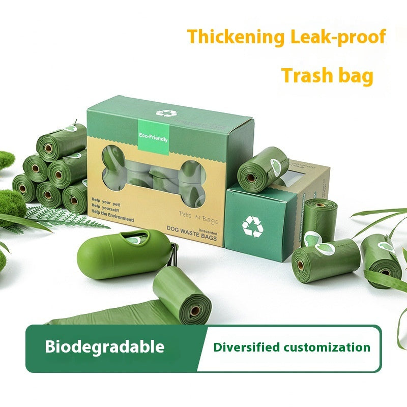 Environmentally friendly degradable pet waste bags