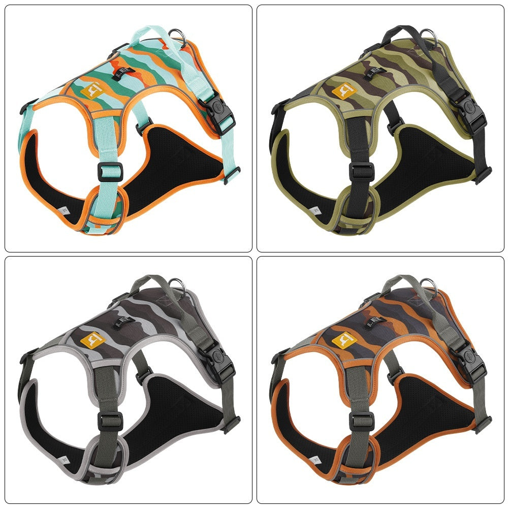 Dog chest and back commuter harness