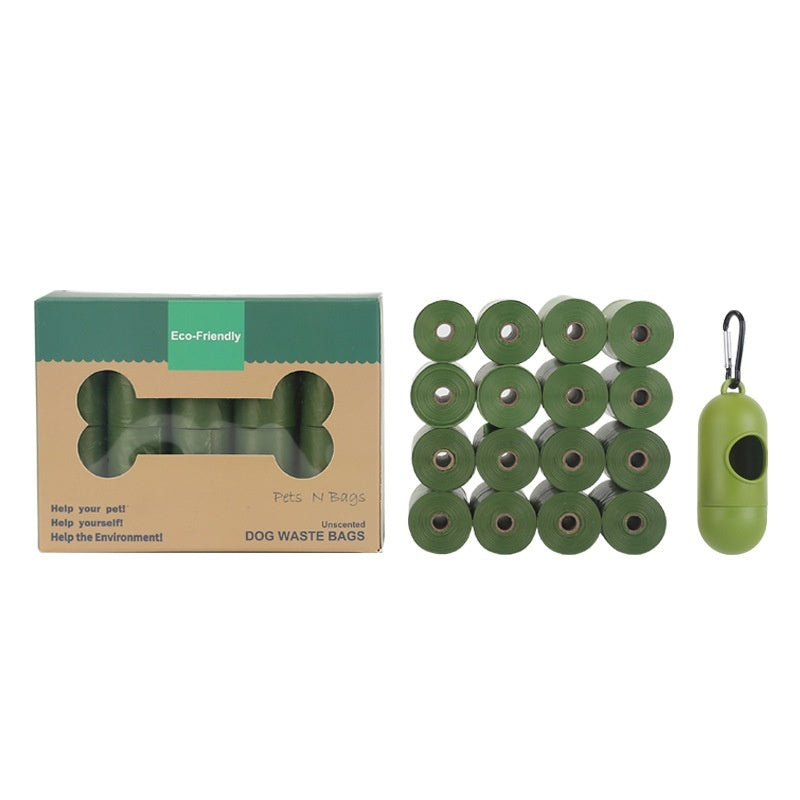 Environmentally friendly degradable pet waste bags