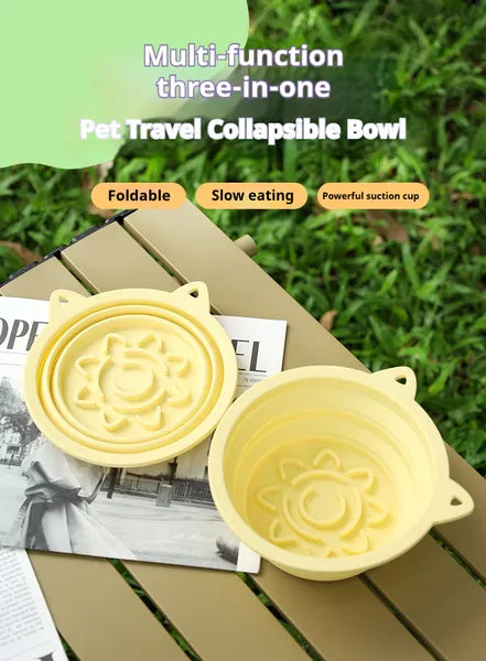 3-in-1 Pet Travel Bowl