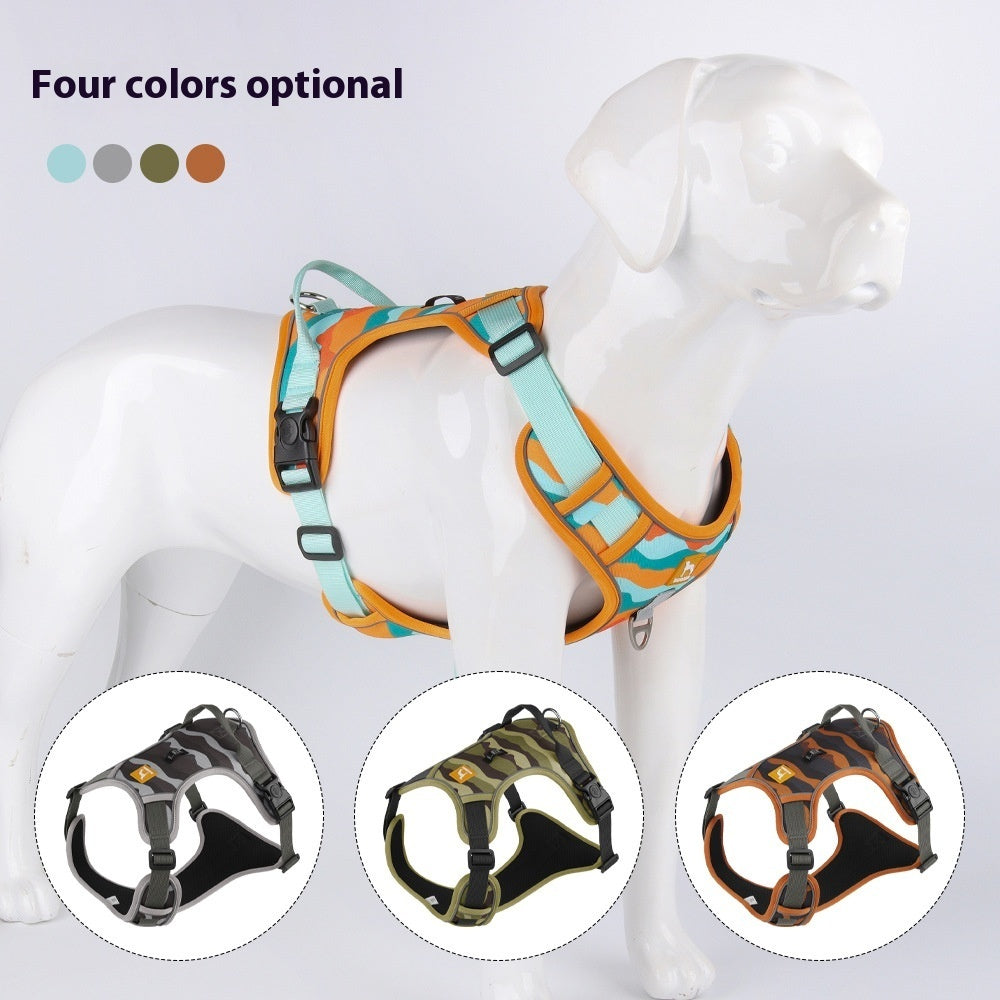 Dog chest and back commuter harness